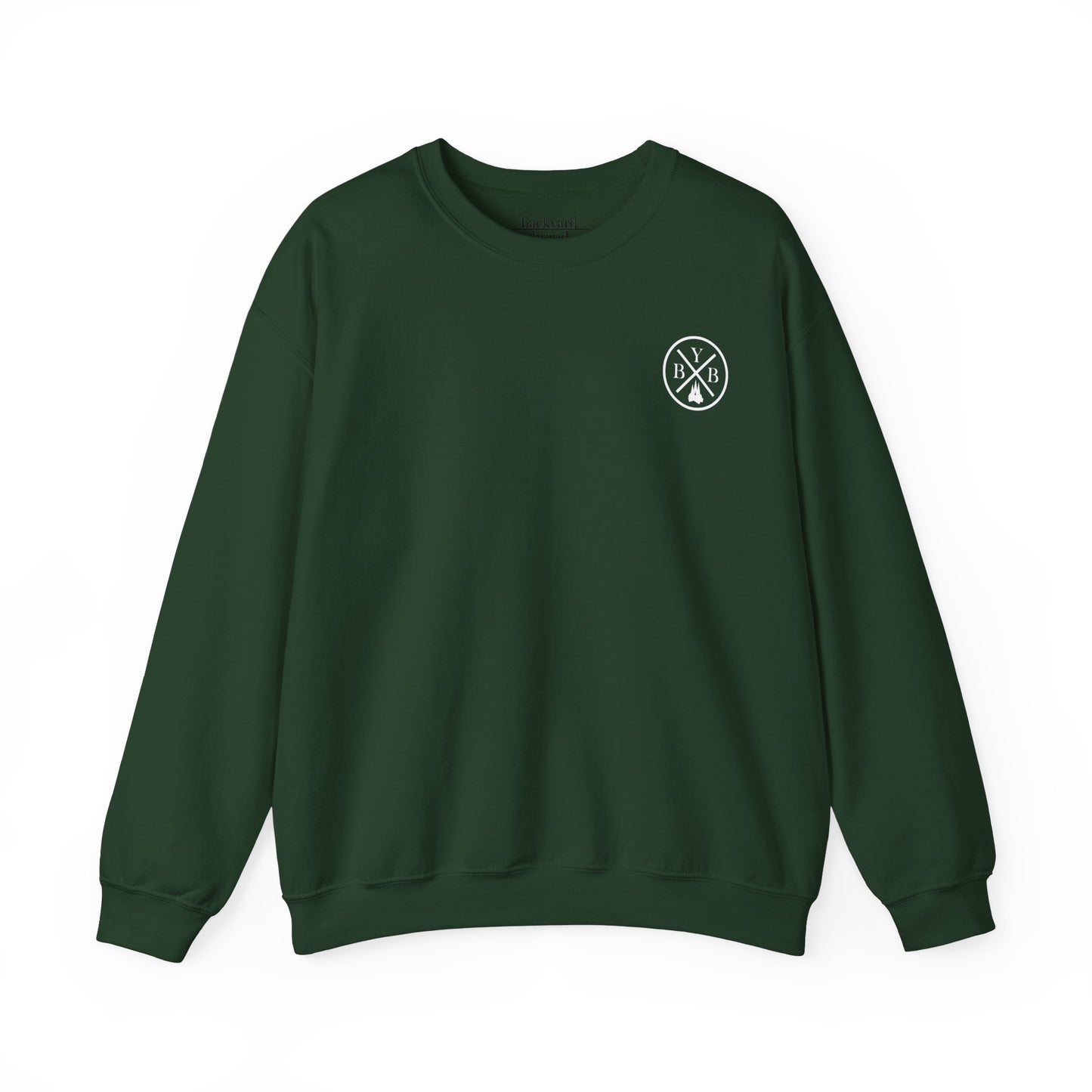 Classic BYB Crewneck (Low-Key White Circle) Sweatshirt