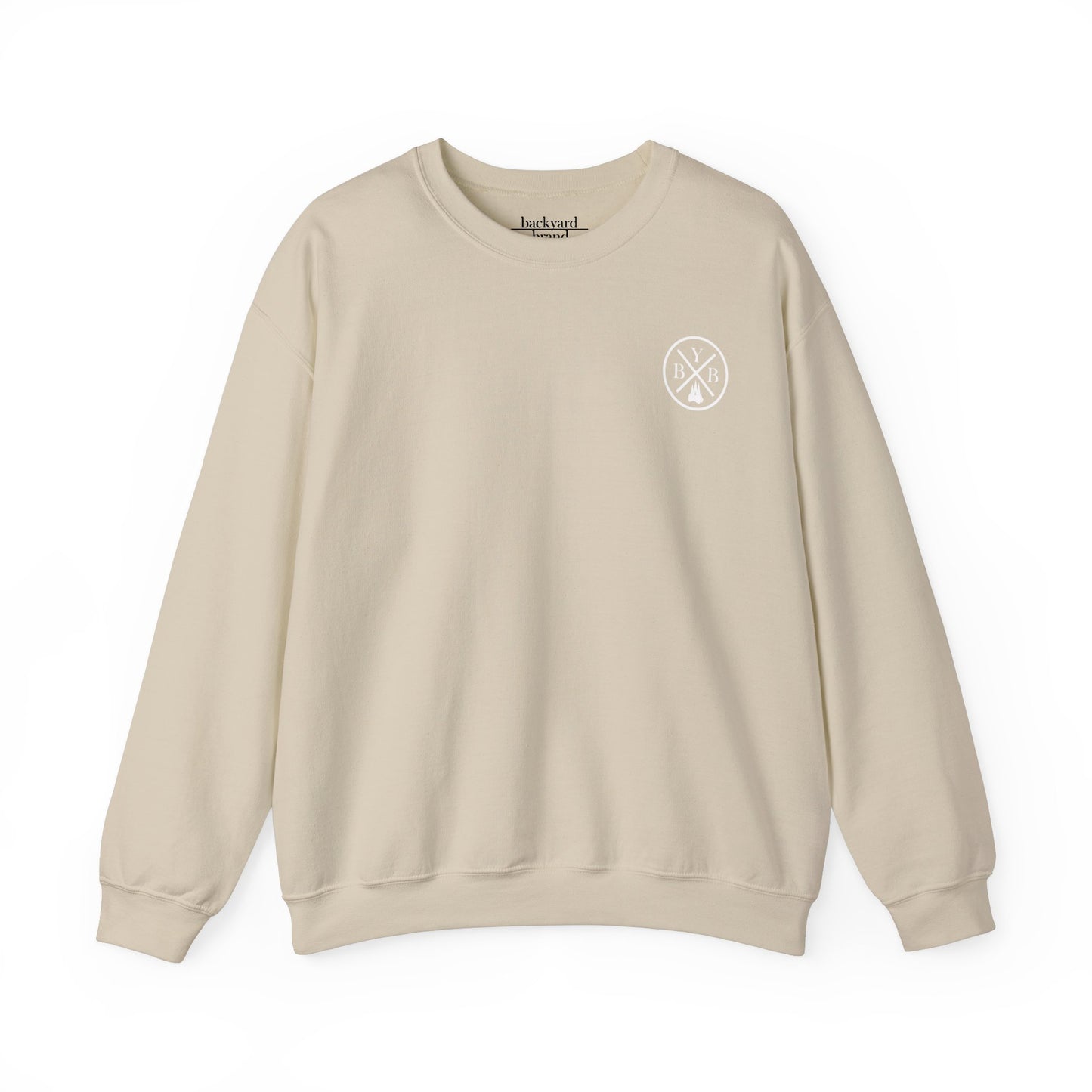 Classic BYB Crewneck (Low-Key White Circle) Sweatshirt