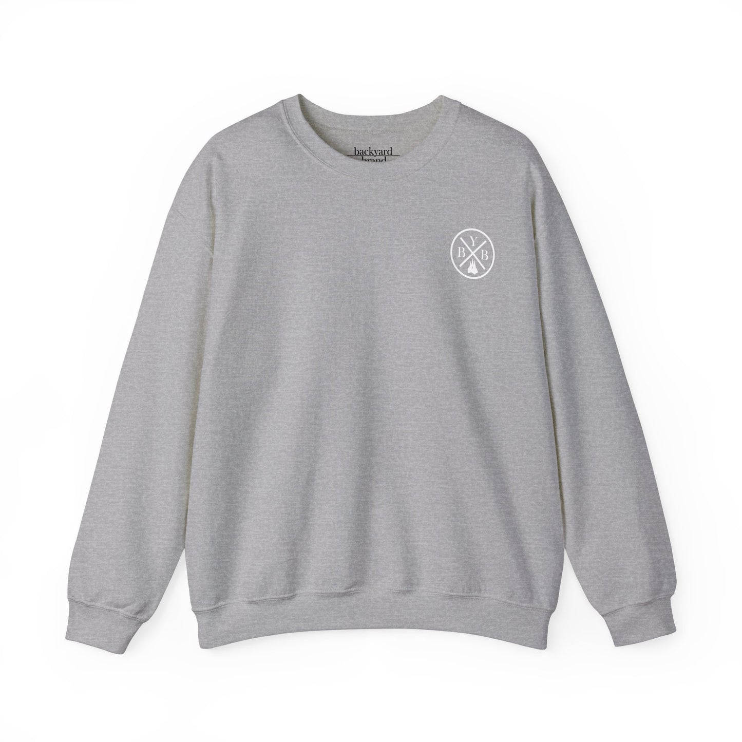 Classic BYB Crewneck (Low-Key White Circle) Sweatshirt